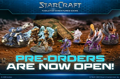 Pre-orders for Wave 2 of StarCraft®: Tabletop Miniatures Game Are Now Open!